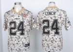 Jerseys Factory Cheap Nike Seahawks #24 Marshawn Lynch Camo USMC