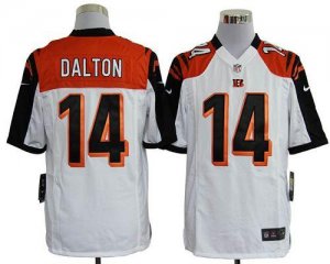 Jerseys Factory Cheap Nike Bengals #14 Andy Dalton White Men's S