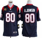 Jerseys Factory Cheap Nike Texans #80 Andre Johnson Navy Blue Te