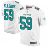 Jerseys Factory Cheap Nike Dolphins #59 Dannell Ellerbe White Me