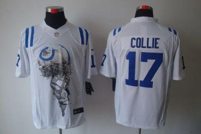 Jerseys Factory Cheap Nike Colts #17 Austin Collie White Men's E