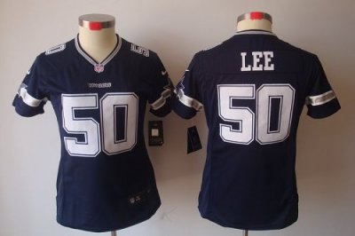 Jerseys Factory Cheap Nike Cowboys #50 Sean Lee Navy Blue Team C