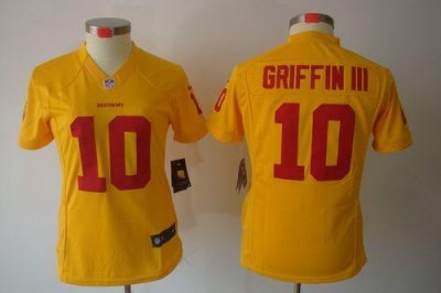 Jerseys Factory Cheap Nike Redskins #10 Robert Griffin III Gold