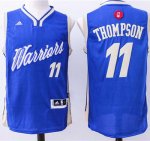 Jerseys Factory Cheap Warriors #11 Klay Thompson Blue 2015-2016