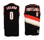 Jerseys Factory Cheap Blazers #0 Damian Lillard Black Revolution