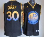 Jerseys Factory Cheap Warriors #30 Stephen Curry Black Vibe Embr