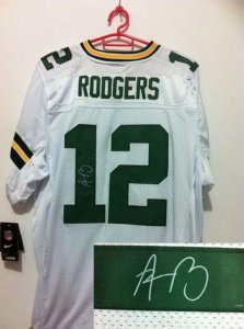 Jerseys Factory Cheap Nike Packers #12 Aaron Rodgers White Men's