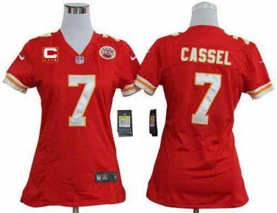 Jerseys Factory Cheap Nike Chiefs #7 Matt Cassel Red Team Color
