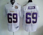 Jerseys Factory Cheap Vikings #69 Jared Allen All White Team 50T