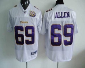 Jerseys Factory Cheap Vikings #69 Jared Allen All White Team 50T