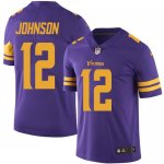 Jerseys Factory Cheap Nike Vikings #12 Charles Johnson Purple Me