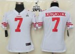 Jerseys Factory Cheap Nike 49ers #7 Colin Kaepernick White Super
