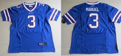 Jerseys Factory Cheap Nike Bills #3 EJ Manuel Royal Blue Team Co