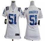 Jerseys Factory Cheap Nike Colts #51 Pat Angerer White Women's E