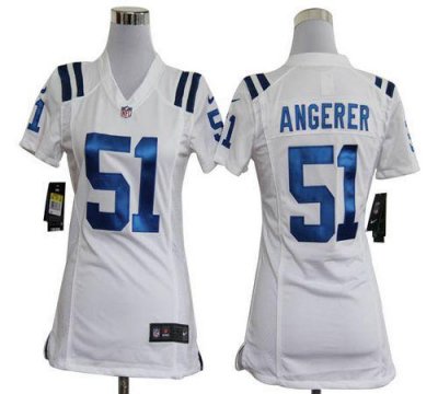 Jerseys Factory Cheap Nike Colts #51 Pat Angerer White Women's E