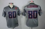Jerseys Factory Cheap Nike Texans #80 Andre Johnson Grey Shadow
