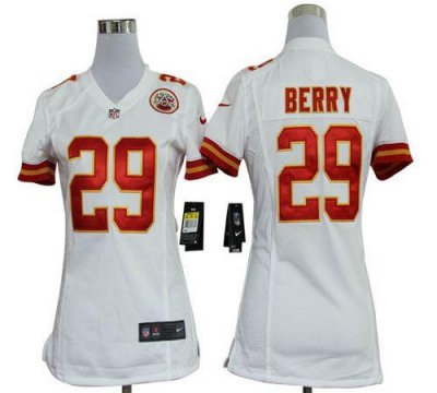 Jerseys Factory Cheap Nike Chiefs #29 Eric Berry White Women's E