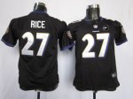 Jerseys Factory Cheap Nike Ravens #27 Ray Rice Black Alternate W