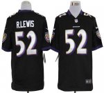 Jerseys Factory Cheap Nike Ravens #52 Ray Lewis Black Alternate