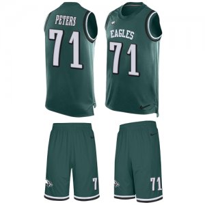 Jerseys Factory Cheap Nike Eagles #71 Jason Peters Midnight Gree