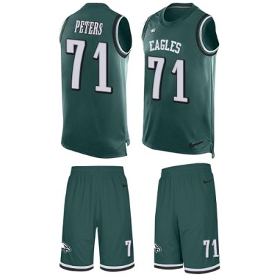 Jerseys Factory Cheap Nike Eagles #71 Jason Peters Midnight Gree