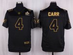 Jerseys Factory Cheap Nike Raiders #4 Derek Carr Black Men's Sti