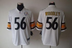 Jerseys Factory Cheap Nike Steelers #56 LaMarr Woodley White Men