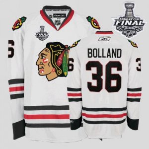 Jerseys Factory Cheap Blackhawks #36 Dave Bolland Embroidered Wh