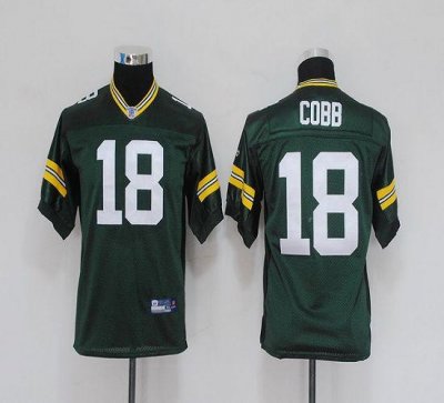 Jerseys Factory Cheap Packers #18 Randall Cobb Green Embroidered