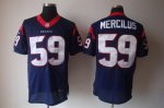 Jerseys Factory Cheap Nike Texans #59 Whitney Mercilus Navy Blue