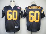 Jerseys Factory Cheap Jets #60 D'Brickashaw Ferguson Dark Blue W