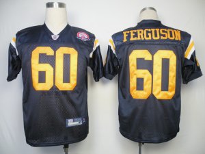 Jerseys Factory Cheap Jets #60 D'Brickashaw Ferguson Dark Blue W