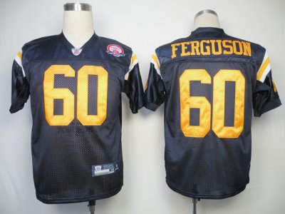Jerseys Factory Cheap Jets #60 D'Brickashaw Ferguson Dark Blue W