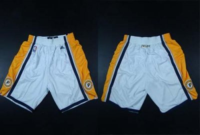 Jerseys Factory Cheap Indiana Pacers White NBA Shorts