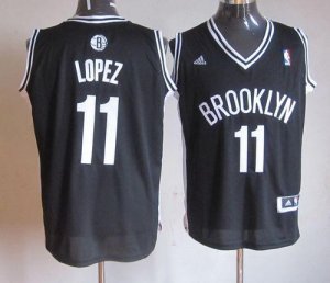 Jerseys Factory Cheap Nets #11 Brook Lopez Black Road Stitched N