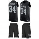Jerseys Factory Cheap Nike Raiders #34 Bo Jackson Black Team Col