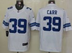 Jerseys Factory Cheap Nike Cowboys #39 Brandon Carr White Men's