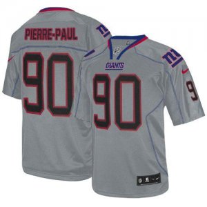 Jerseys Factory Cheap Nike Giants #90 Jason Pierre-Paul Lights O
