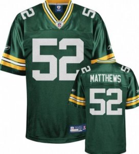 Jerseys Factory Cheap Packers #52 Clay Matthews Green Embroidere