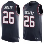 Jerseys Factory Cheap Nike Texans #26 Lamar Miller Navy Blue Tea
