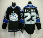Jerseys Factory Cheap Kings #23 Dustin Brown Black Third Embroid