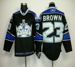 Jerseys Factory Cheap Kings #23 Dustin Brown Black Third Embroid