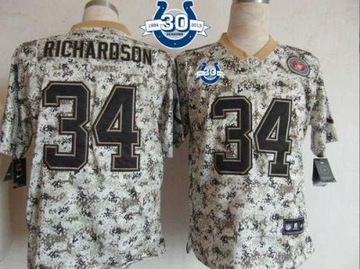 Jerseys Factory Cheap Nike Colts #34 Trent Richardson Camo With