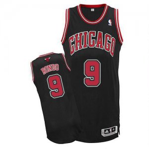 Jerseys Factory Cheap Bulls #9 Rajon Rondo Black Stitched NBA Je