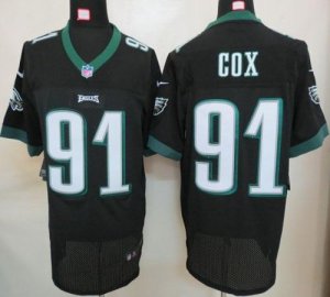 Jerseys Factory Cheap Nike Eagles #91 Fletcher Cox Black Alterna
