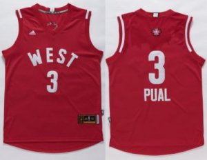 Jerseys Factory Cheap Clippers #3 Chris Paul Red 2016 All Star S