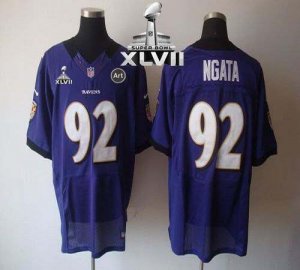 Jerseys Factory Cheap Nike Ravens #92 Haloti Ngata Purple Team C