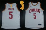 Jerseys Factory Cheap Revolution 30 Cavaliers #5 J.R. Smith Whit