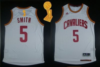 Jerseys Factory Cheap Revolution 30 Cavaliers #5 J.R. Smith Whit