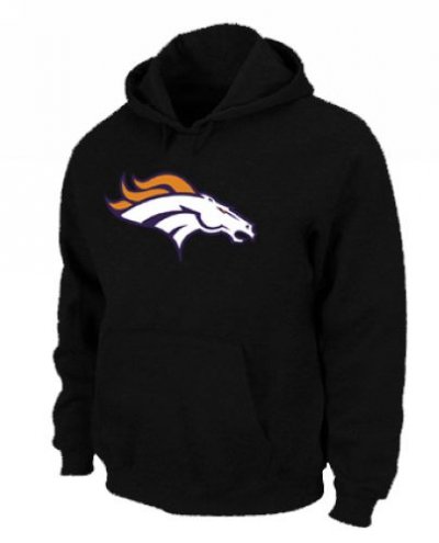 Jerseys Factory Cheap Denver Broncos Logo Pullover Hoodie Black